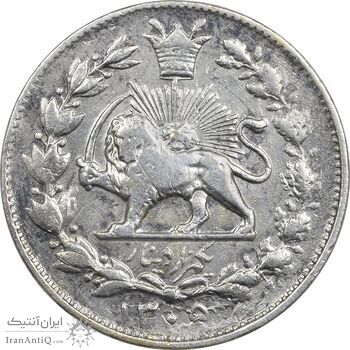 سکه 1000 دینار 1305 خطی - VF35 - رضا شاه سکه 1000 دینار 1305 خطی - VF35 - رضا شاه