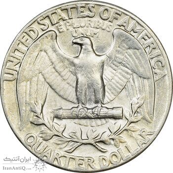 سکه کوارتر دلار 1964 واشنگتن - EF45 - آمریکا سکه کوارتر دلار 1964 واشنگتن - EF45 - آمریکا