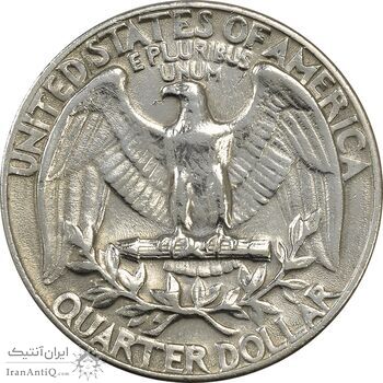 سکه کوارتر دلار 1965 واشنگتن - AU55 - آمریکا سکه کوارتر دلار 1965 واشنگتن - AU55 - آمریکا