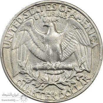 سکه کوارتر دلار 1984P واشنگتن - VF35 - آمریکا