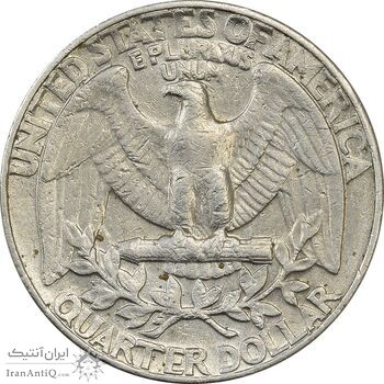 سکه کوارتر دلار 1986P واشنگتن - EF40 - آمریکا