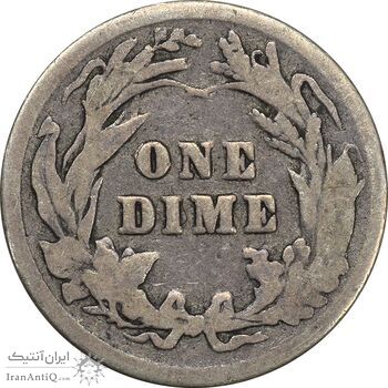 سکه 1 دایم 1900 باربر - VF25 - آمریکا