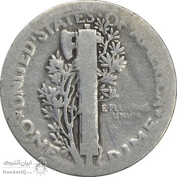 سکه 1 دایم 1920 مرکوری - VF20 - آمریکا سکه 1 دایم 1920 مرکوری - VF20 - آمریکا