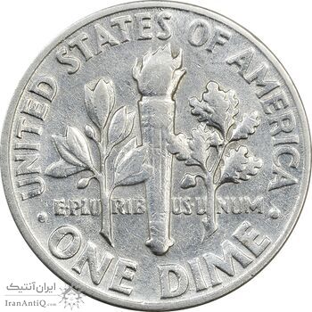 سکه 1 دایم 1947 روزولت - AU55 - آمریکا