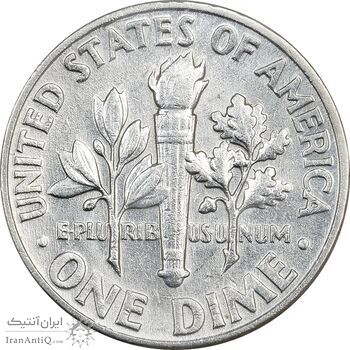 سکه 1 دایم 1951 روزولت - AU50 - آمریکا