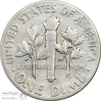سکه 1 دایم 1951 روزولت - EF45 - آمریکا