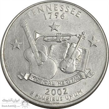 سکه کوارتر دلار 2002D ایالتی (تنسی) - MS61 - آمریکا