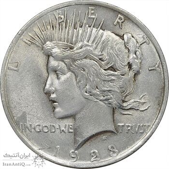 سکه یک دلار 1923 صلح - MS61 - آمریکا
