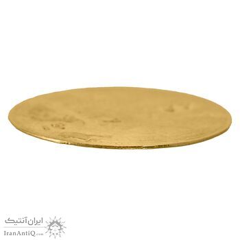 سکه طلا 2000 دینار 1324 تصویری (3 و 4 تاریخ قرینه) - AU58 - مظفرالدین شاه