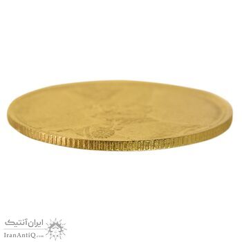 سکه طلا 1 تومان بدون تاریخ (بدون جلوس) - MS61 - ناصرالدین شاه