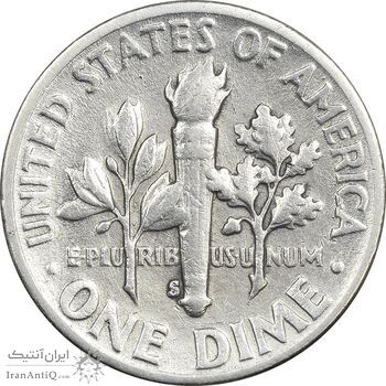 سکه 1 دایم 1952S روزولت - EF45 - آمریکا