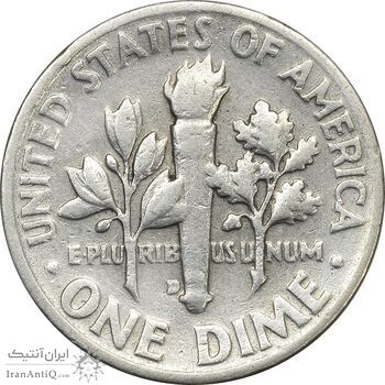 سکه 1 دایم 1953D روزولت - EF40 - آمریکا سکه 1 دایم 1953D روزولت - EF40 - آمریکا