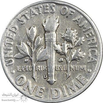 سکه 1 دایم 1957D روزولت - AU50 - آمریکا سکه 1 دایم 1957D روزولت - AU50 - آمریکا