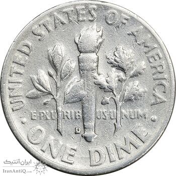 سکه 1 دایم 1959D روزولت - EF45 - آمریکا