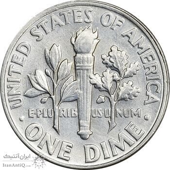 سکه 1 دایم 1961 روزولت - MS61 - آمریکا سکه 1 دایم 1961 روزولت - MS61 - آمریکا