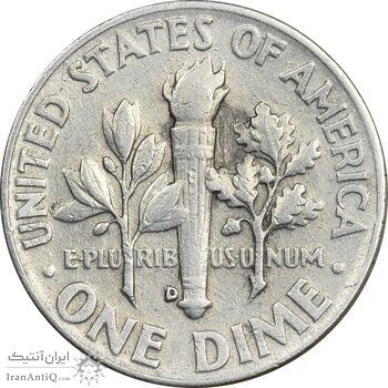 سکه 1 دایم 1961D روزولت - EF45 - آمریکا سکه 1 دایم 1961D روزولت - EF45 - آمریکا