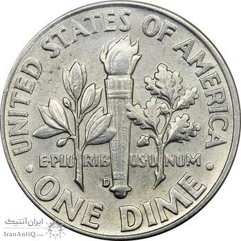 سکه 1 دایم 1963D روزولت - MS62 - آمریکا سکه 1 دایم 1963D روزولت - MS62 - آمریکا