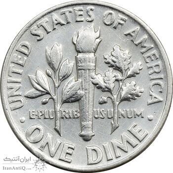 سکه 1 دایم 1964 روزولت - AU50 - آمریکا سکه 1 دایم 1964 روزولت - AU50 - آمریکا