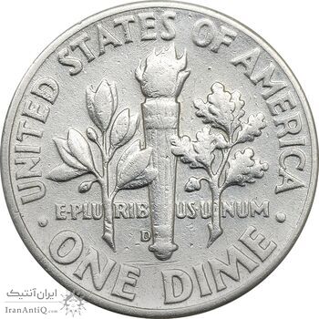 سکه 1 دایم 1964D روزولت - EF45 - آمریکا سکه 1 دایم 1964D روزولت - EF45 - آمریکا