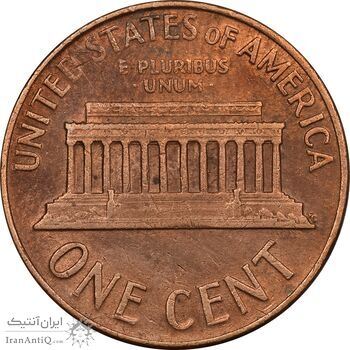 سکه 1 سنت 1966 لینکلن - AU55 - آمریکا