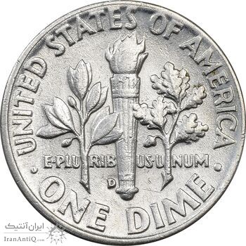 سکه 1 دایم 1960D روزولت - AU58 - آمریکا