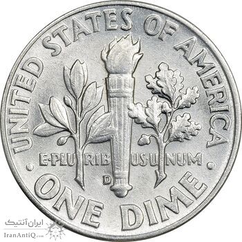 سکه 1 دایم 1961D روزولت - MS62 - آمریکا سکه 1 دایم 1961D روزولت - MS62 - آمریکا