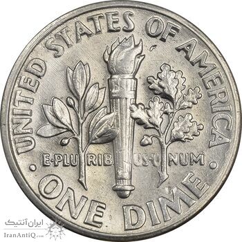 سکه 1 دایم 1989D روزولت - MS62 - آمریکا سکه 1 دایم 1989D روزولت - MS62 - آمریکا