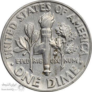 سکه 1 دایم 2000D روزولت - MS61 - آمریکا