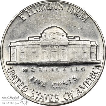 سکه 5 سنت 1970D جفرسون - AU58 - آمریکا