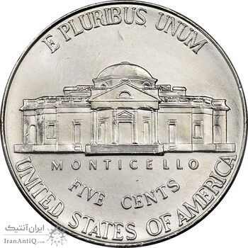 سکه 5 سنت 1998D جفرسون - MS61 - آمریکا