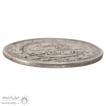 سکه 1000 دینار 1314 خطی (ِیک تاج) - VF35 - مظفرالدین شاه