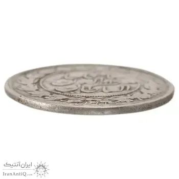 سکه 1000 دینار 1314 خطی (ِیک تاج) - VF35 - مظفرالدین شاه