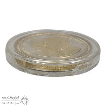 مدال یادبود محمدرضا شاه و رضا شاه 1382 (با جعبه فابریک) - UNC - جمهوری اسلامی