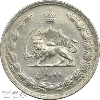 سکه 2 ریال 1313 - AU58 - رضا شاه