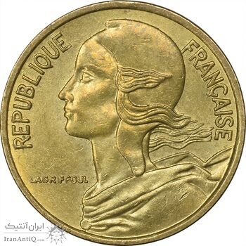 سکه 5 سانتیم 1983 (ماریان) جمهوری کنونی - AU58 - فرانسه