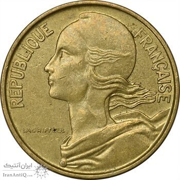 سکه 10 سانتیم 1970 (ماریان) جمهوری کنونی - EF40 - فرانسه سکه 10 سانتیم 1970 (ماریان) جمهوری کنونی - EF40 - فرانسه