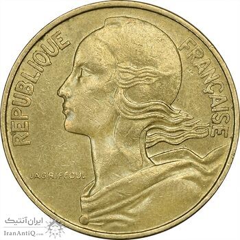 سکه 10 سانتیم 1984 (ماریان) جمهوری کنونی - EF45 - فرانسه