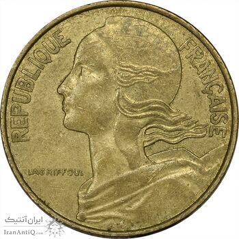 سکه 10 سانتیم 1990 (ماریان) جمهوری کنونی - EF45 - فرانسه