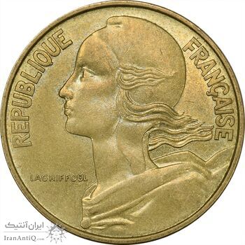 سکه 20 سانتیم 1964 (ماریان) جمهوری کنونی - AU55 - فرانسه