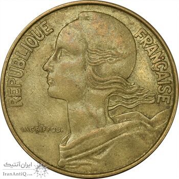 سکه 20 سانتیم 1969 (ماریان) جمهوری کنونی - EF45 - فرانسه