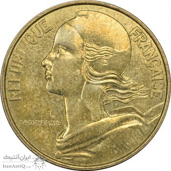 سکه 20 سانتیم 1995 (ماریان) جمهوری کنونی - AU50 - فرانسه سکه 20 سانتیم 1995 (ماریان) جمهوری کنونی - AU50 - فرانسه