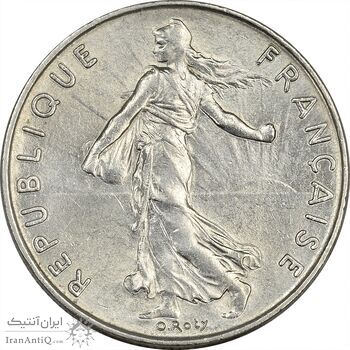 سکه 1/2 فرانک 1974 جمهوری کنونی - MS61 - فرانسه سکه 1/2 فرانک 1974 جمهوری کنونی - MS61 - فرانسه