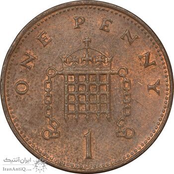 سکه 1 پنی 2000 الیزابت دوم - EF45 - انگلستان