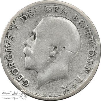 سکه 6 پنس 1923 جرج پنجم - F15 - انگلستان سکه 6 پنس 1923 جرج پنجم - F15 - انگلستان