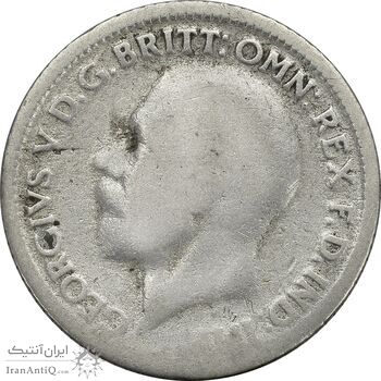 سکه 6 پنس 1929 جرج پنجم - VF25 - انگلستان سکه 6 پنس 1929 جرج پنجم - VF25 - انگلستان