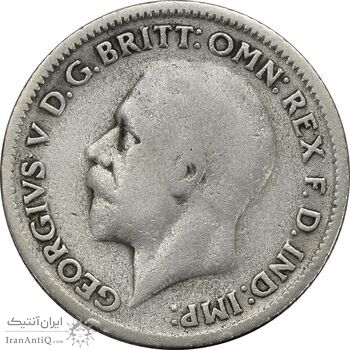 سکه 6 پنس 1930 جرج پنجم - VF30 - انگلستان سکه 6 پنس 1930 جرج پنجم - VF30 - انگلستان