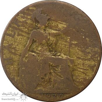 سکه 1/2 پنی 1920 جرج پنجم - F15 - انگلستان