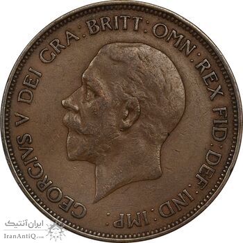 سکه 1 پنی 1936 جرج پنجم - VF35 - انگلستان