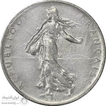 سکه 1 فرانک 1961 جمهوری پنجم - EF45 - فرانسه