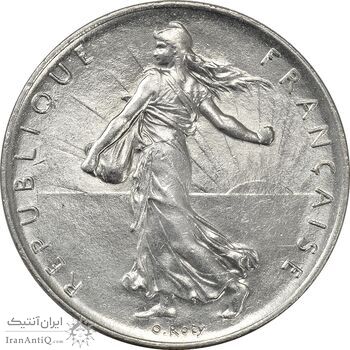 سکه 1 فرانک 1977 جمهوری پنجم - MS62 - فرانسه